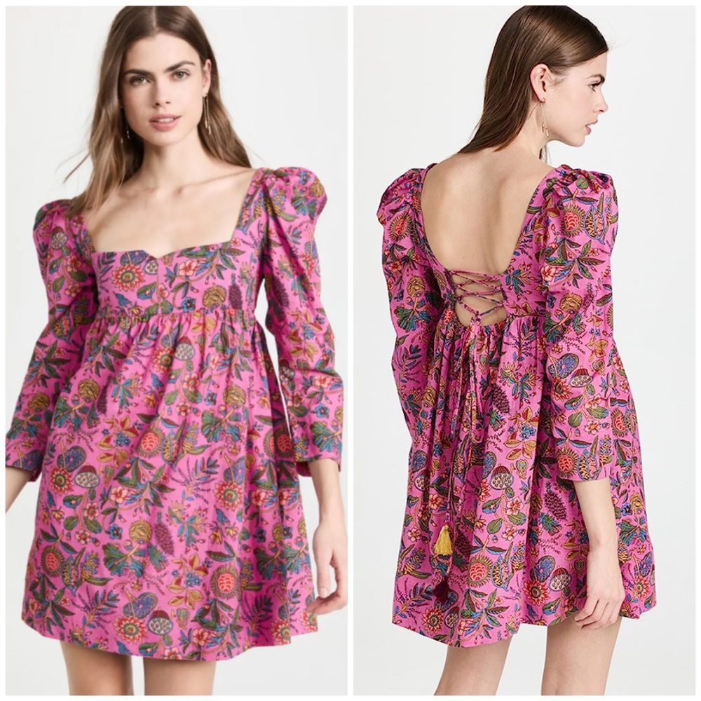 Alix Of Bohemia Christina Pinky Dress Small Boho Floral Nwt